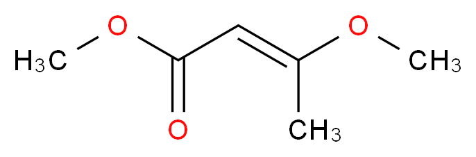 (E)-3-Methoxy-2-butenoic acid methyl ester_分子结构_CAS_4525-28-4)