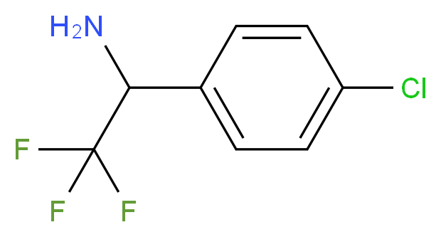 2,2,2-Trifluoro-1-(4-chloro-phenyl)-ethylamine_分子结构_CAS_65686-86-4)