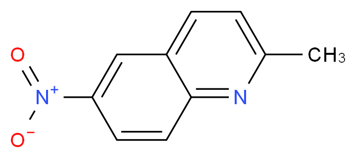 2-甲基-6-硝基喹啉_分子结构_CAS_613-30-9)