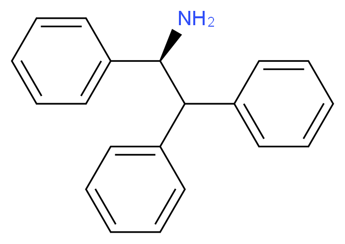 (S)-(-)-1,2,2-三苯基乙胺_分子结构_CAS_352535-04-7)