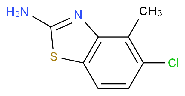 5-Chloro-4-methyl-benzothiazol-2-ylamine_分子结构_CAS_65373-18-4)