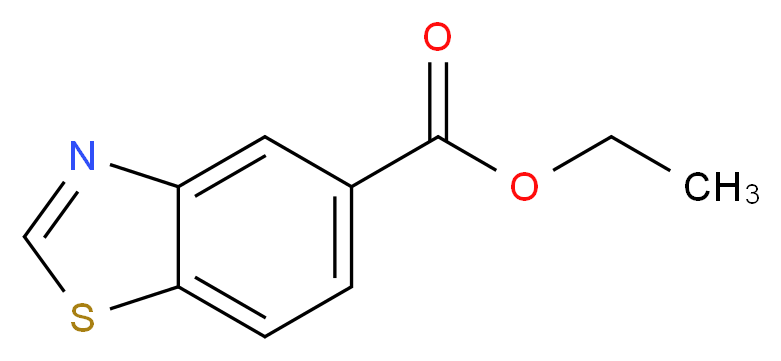 ethyl 1,3-benzothiazole-5-carboxylate_分子结构_CAS_103261-70-7