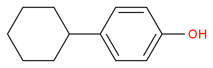 4-Cyclohexylphenol 97%_分子结构_CAS_1131-60-8)