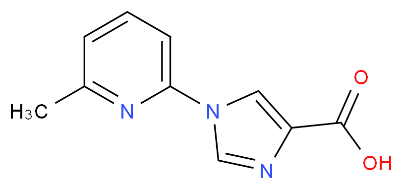 1-(6-Methyl-2-pyridinyl)-1H-imidazole-4-carboxylic acid_分子结构_CAS_)