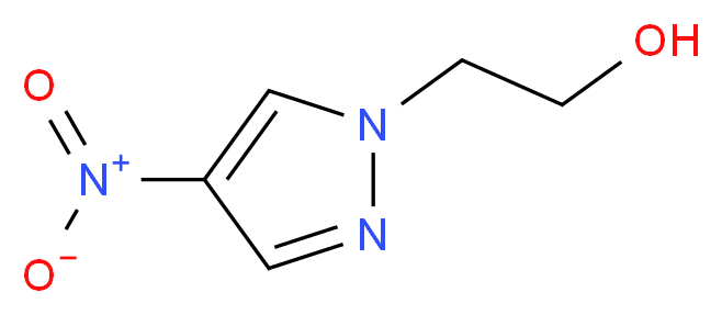 2-(4-nitro-1H-pyrazol-1-yl)ethan-1-ol_分子结构_CAS_42027-81-6