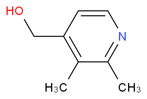 (2,3-dimethylpyridin-4-yl)methanol_分子结构_CAS_867141-54-6)