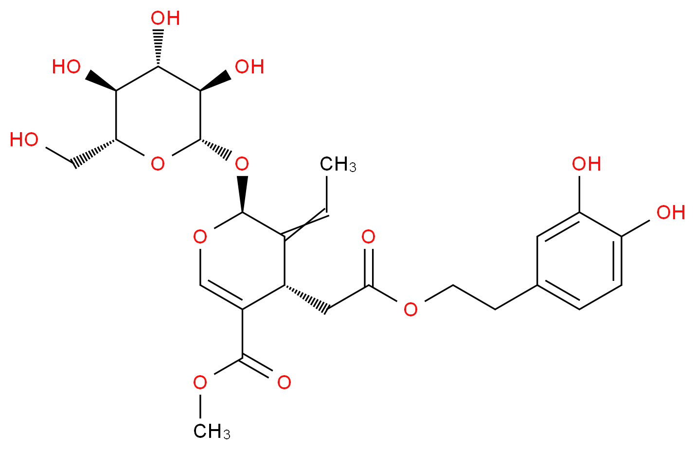 Oleuropein_分子结构_CAS_32619-42-4)