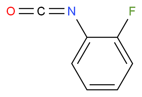 2-氟苯基 异氰酸酯_分子结构_CAS_16744-98-2)