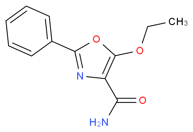 5-ETHOXY-2-PHENYLOXAZOLE-4-CARBOXAMIDE_分子结构_CAS_128242-87-5)