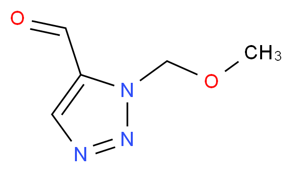 1-(methoxymethyl)-1H-1,2,3-triazole-5-carbaldehyde_分子结构_CAS_1196155-45-9