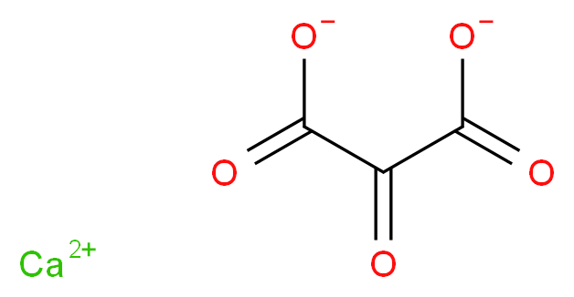 calcium 2-oxopropanedioate_分子结构_CAS_21085-60-9