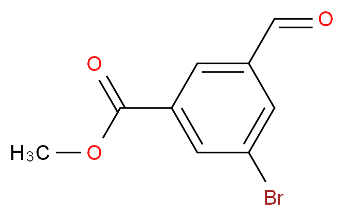 Methyl 3-bromo-5-formylbenzoate_分子结构_CAS_377734-27-5)