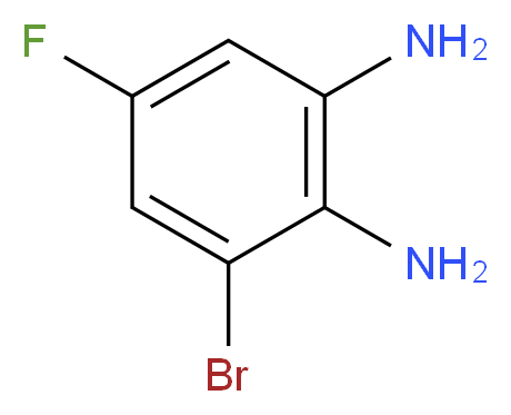 3-Bromo-5-fluorobenzene-1,2-diamine 97%_分子结构_CAS_115440-10-3)