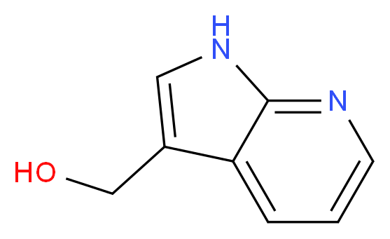 (1H-Pyrrolo[2,3-b]pyridin-3-yl)methanol_分子结构_CAS_1065100-83-5)