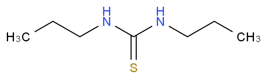 1,3-dipropylthiourea_分子结构_CAS_26536-60-7