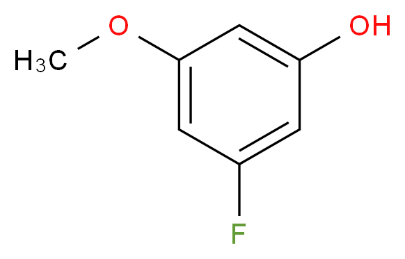 3-Fluoro-5-methoxyphenol_分子结构_CAS_850793-25-8)
