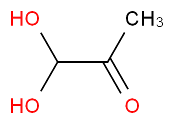 1,1-dihydroxypropan-2-one_分子结构_CAS_96-26-4