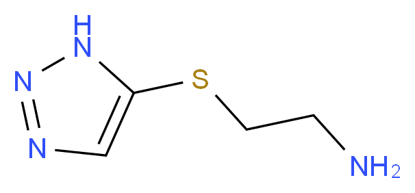 2-(1H-1,2,3-triazol-5-ylthio)ethanamine_分子结构_CAS_915919-69-6)