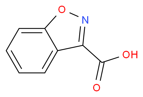 1,2-benzoxazole-3-carboxylic acid_分子结构_CAS_28691-47-6