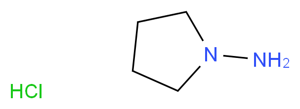 1-氨基吡咯烷 盐酸盐_分子结构_CAS_63234-71-9)