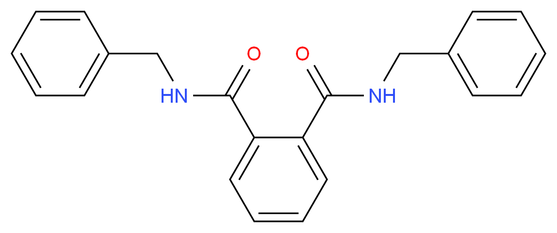 1-N,2-N-dibenzylbenzene-1,2-dicarboxamide_分子结构_CAS_38228-99-8