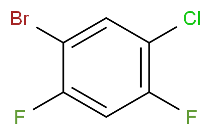5-Chloro-2,4-difluorobromobenzene_分子结构_CAS_)