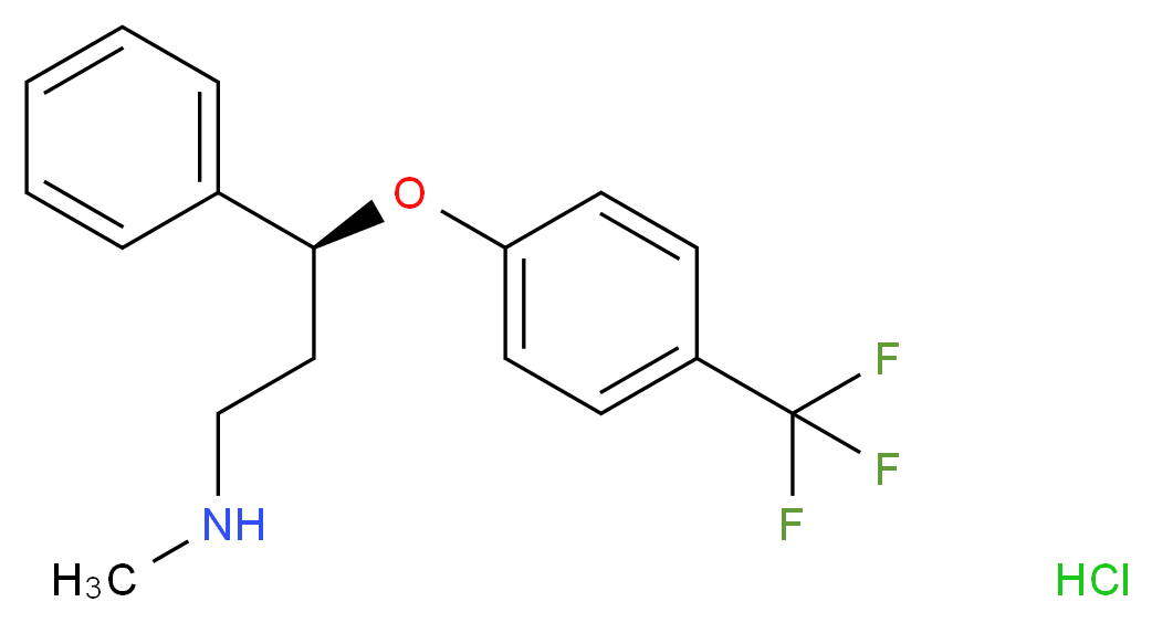 (S)-Fluoxetine Hydrochloride_分子结构_CAS_114247-06-2)