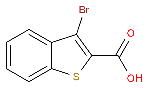 3-bromo-1-benzothiophene-2-carboxylic acid_分子结构_CAS_29174-66-1