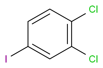 1,2-dichloro-4-iodobenzene_分子结构_CAS_20555-91-3