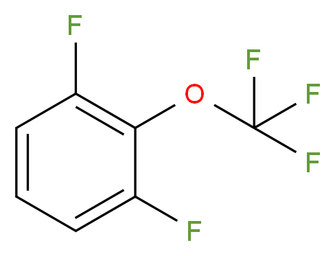 1,3-difluoro-2-(trifluoromethoxy)benzene_分子结构_CAS_153338-23-9