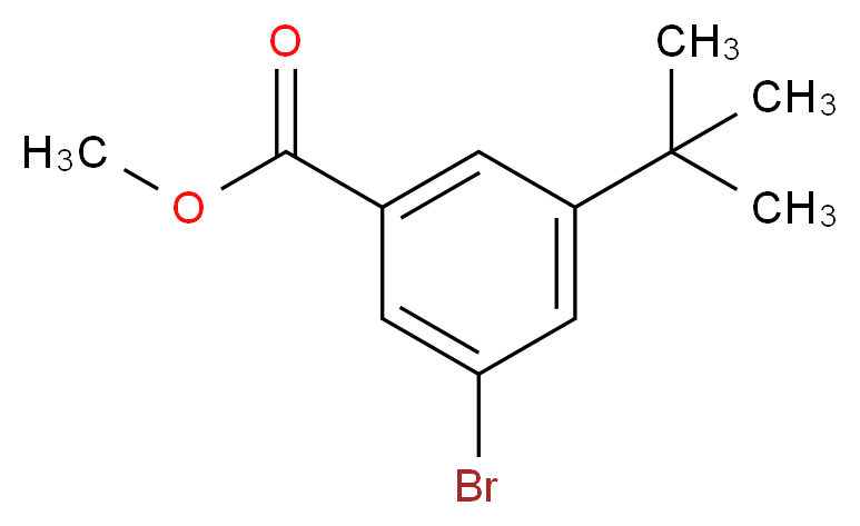Methyl 3-bromo-5-(tert-butyl)benzoate_分子结构_CAS_560131-64-8)