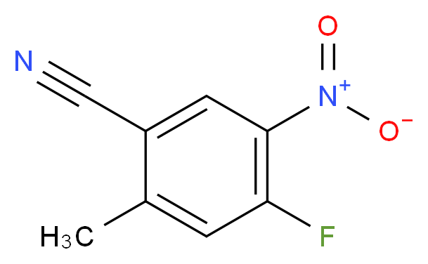 4-Fluoro-2-methyl-5-nitrobenzonitrile_分子结构_CAS_932375-18-3)