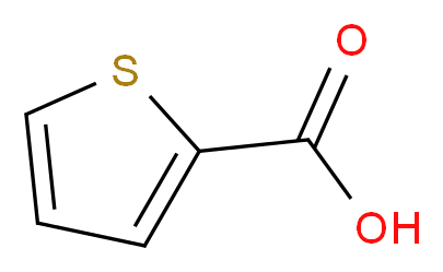 thiophene-2-carboxylic acid_分子结构_CAS_527-72-0