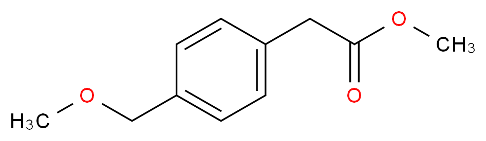 methyl 2-[4-(methoxymethyl)phenyl]acetate_分子结构_CAS_115414-80-7