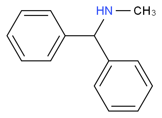 (diphenylmethyl)(methyl)amine_分子结构_CAS_14683-47-7