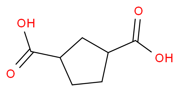 Cyclopentane-1,3-dicarboxylic acid_分子结构_CAS_4056-78-4)