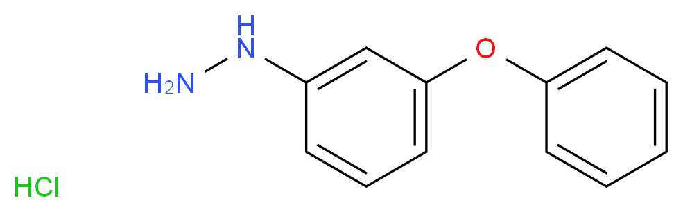 (3-phenoxyphenyl)hydrazine hydrochloride_分子结构_CAS_109221-90-1