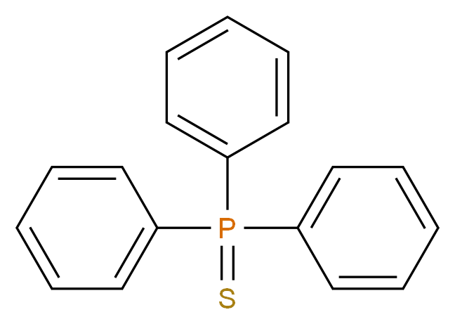 三苯基膦硫_分子结构_CAS_3878-45-3)