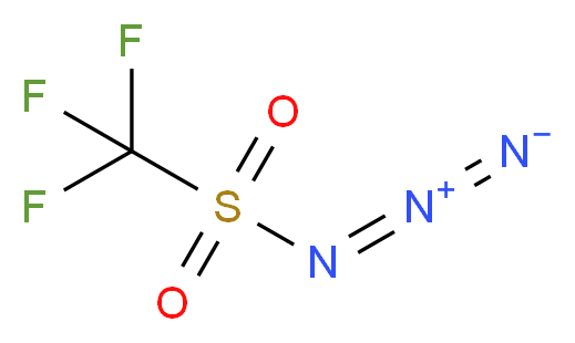 trifluoromethanesulfonyl azide_分子结构_CAS_3855-45-6