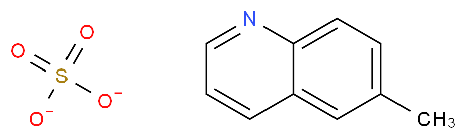 6-Methylquinoline sulfate_分子结构_CAS_61255-60-5)