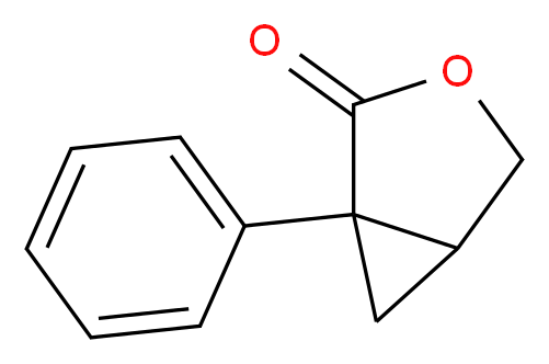 1-phenyl-3-oxabicyclo[3.1.0]hexan-2-one_分子结构_CAS_63106-93-4