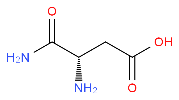 (3S)-3-amino-3-carbamoylpropanoic acid_分子结构_CAS_28057-52-5