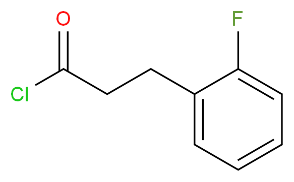 3-(2-fluorophenyl)propanoyl chloride_分子结构_CAS_52163-89-0