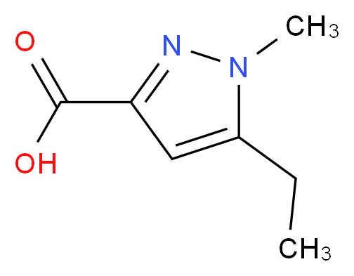 5-Ethyl-1-methyl-1H-pyrazole-3-carboxylic acid_分子结构_CAS_165744-15-0)