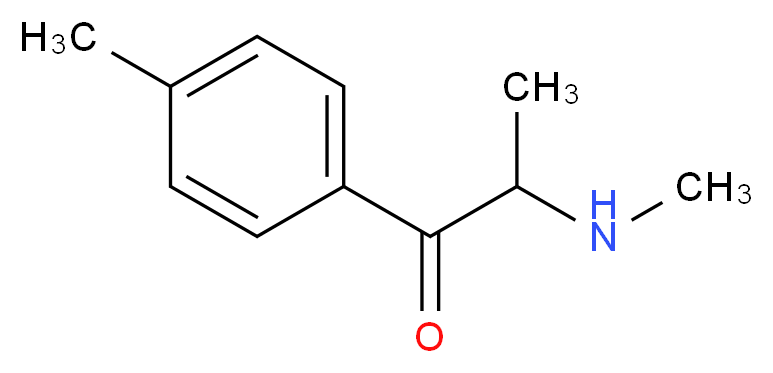 2-(methylamino)-1-(4-methylphenyl)propan-1-one_分子结构_CAS_1189805-46-6