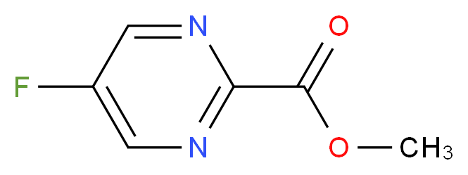 methyl 5-fluoropyrimidine-2-carboxylate_分子结构_CAS_1227575-47-4)