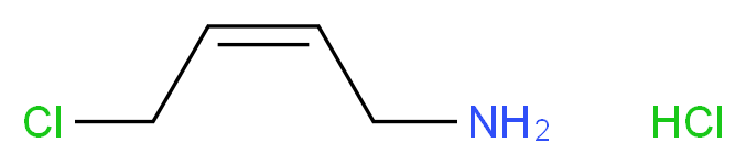 (2Z)-4-chlorobut-2-en-1-amine hydrochloride_分子结构_CAS_7153-66-4