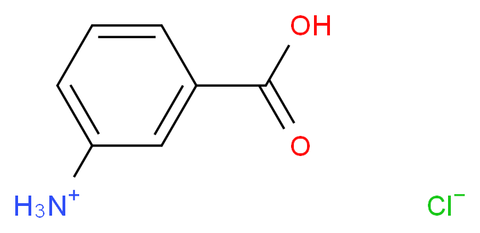 3-carboxyanilinium chloride_分子结构_CAS_15151-51-6