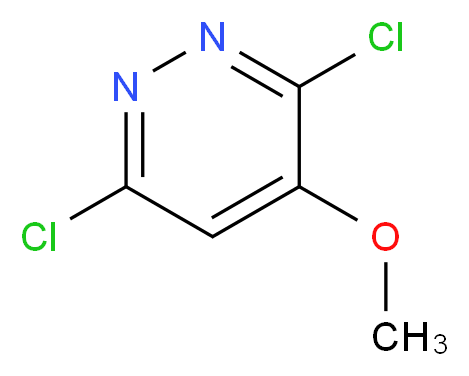 3,6-Dichloro-4-methoxypyridazine_分子结构_CAS_70952-62-4)