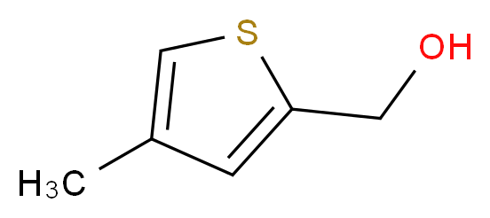 2-(Hydroxymethyl)-4-methylthiophene_分子结构_CAS_74395-18-9)